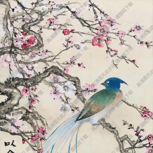 陸抑非國(guó)畫(huà)作品 以介眉?jí)?高清下載