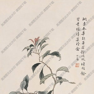 溥儒國(guó)畫作品 桃李春華 高清下載