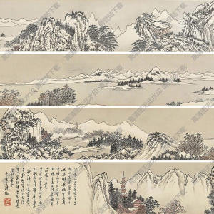 溥儒國(guó)畫(huà)作品 雪景 高清下載
