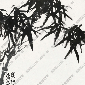 李苦禪作品_雙鵪圖_高清大圖下載