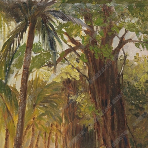 馮法祀油畫作品 風(fēng)景 高清下載