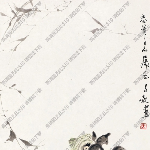 周昌谷國畫 春消息 高清大圖下載