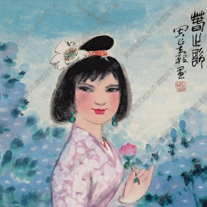 周昌谷國畫 春之歌 高清大圖下載