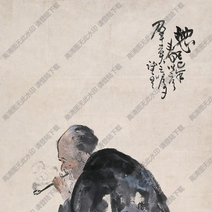 趙望云國畫作品 小憩 高清下載