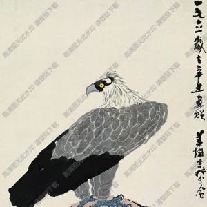 吳作人作品 遠眺圖 高清大圖下載