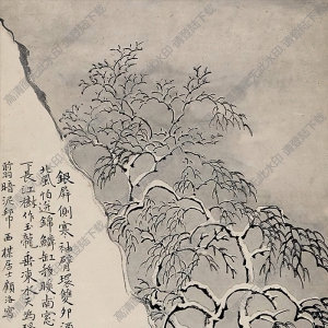 顧洛國畫作品 踏雪尋梅 高清下載