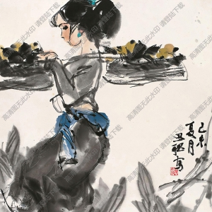 周思聰國畫 豐收圖 高清大圖下載