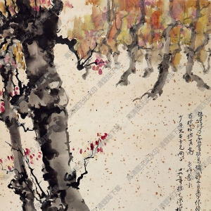 陳樹人國(guó)畫作品 木棉花風(fēng)景 高清下載