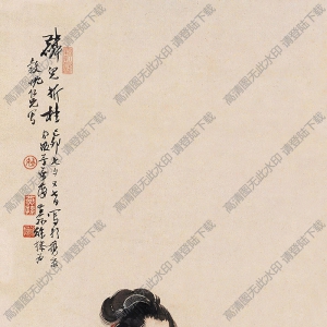 徐燕蓀國畫作品 麟兒折桂 高清下載