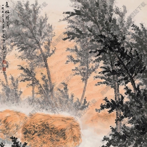 魏紫熙國畫作品 麥收時節(jié) 高清下載