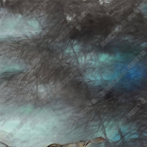 陳佩秋國(guó)畫作品 竹林幽禽 高清下載