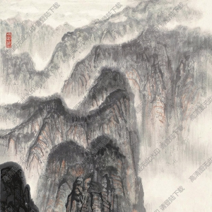 黃養(yǎng)輝國(guó)畫(huà)作品 巫峽云雨 高清下載