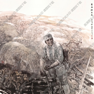 杜滋齡國(guó)畫_張思德精神_高清大圖下載