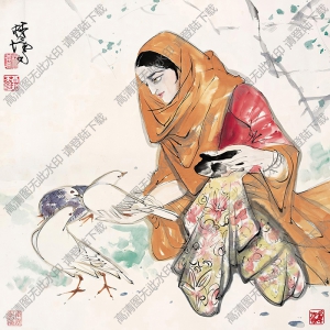 林墉國(guó)畫(huà)39高清圖片下載