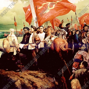 李如作品_十萬農(nóng)軍圍長沙_高清大圖下載