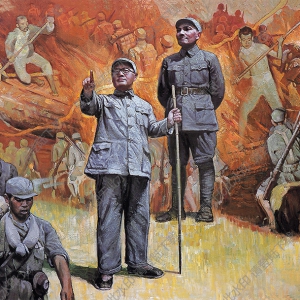 秦大虎作品_劉鄧大軍挺進(jìn)中原_高清大圖下載