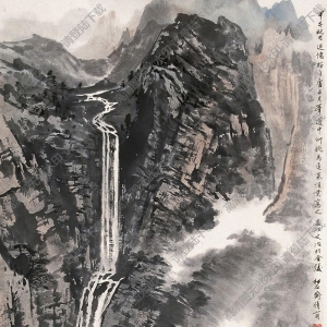 宋文治作品 匡廬五老峰 高清大圖下載