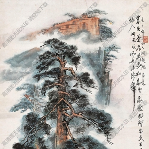 蔡鶴汀國(guó)畫 無(wú)限風(fēng)光在險(xiǎn)峰2 高清大圖下載