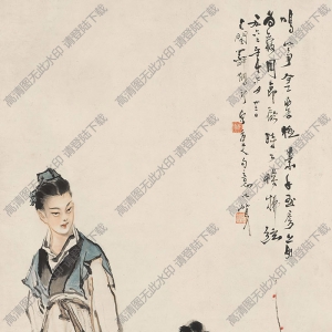 蔡鶴汀國(guó)畫作品 唐人詩(shī)意 高清下載