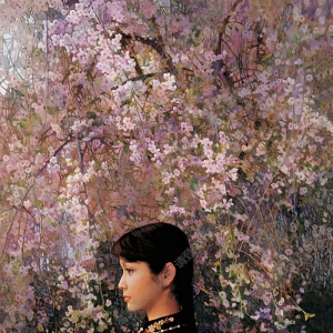 陳衍寧油畫_花間_高清大圖下載