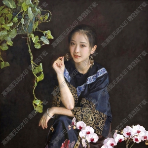 陳衍寧油畫_綠夢_高清大圖下載