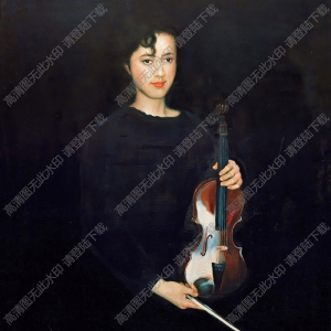 陳衍寧油畫_小提琴手3_高清大圖下載