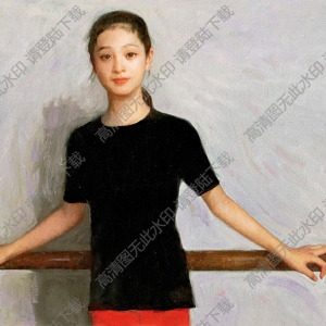 陳衍寧油畫_休息片刻_高清大圖下載