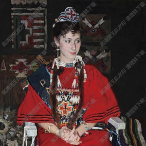 陳衍寧油畫_印第安人晚會_高清大圖下載