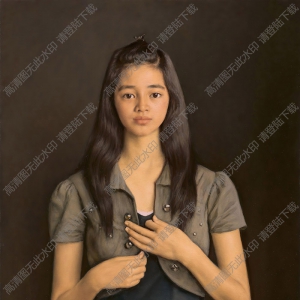 楊飛云人物油畫(huà) 四川女孩 高清大圖下載