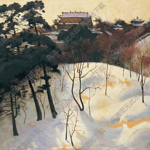 戴澤作品 春雪萬(wàn)壽宮 高清大圖下載
