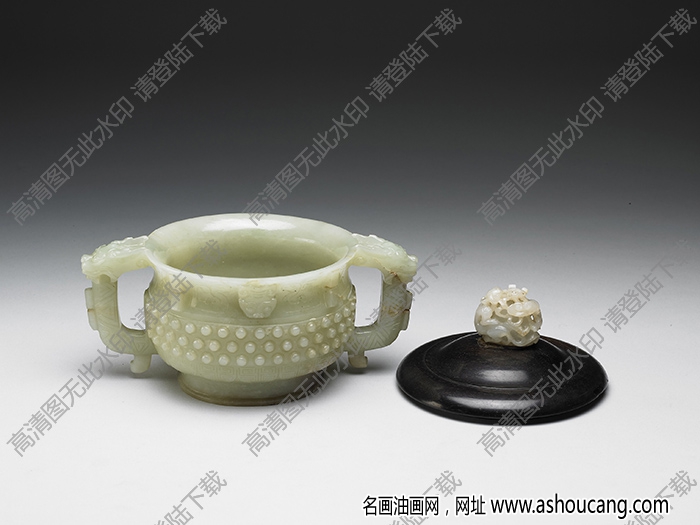 明代 青玉爐 高清大圖下載