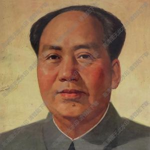 劉國樞油畫 毛澤東主席畫像 高清大圖下載
