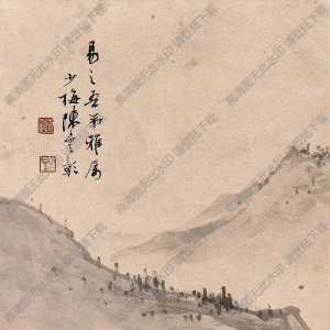 陳少梅作品 山居樂(lè) 高清大圖下載