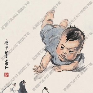 蔣兆和國(guó)畫(huà) 和平2 高清大圖下載