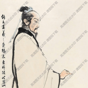 蔣兆和國(guó)畫(huà)作品 羲之愛(ài)鵝 高清下載