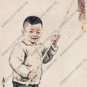 蔣兆和國(guó)畫(huà)作品 新年 高清下載