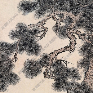 陳少梅國(guó)畫作品 松下高士2 高清下載