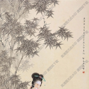 王叔暉國(guó)畫 仕女7 高清大圖下載