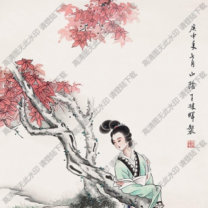 王叔暉國(guó)畫 仕女10 高清大圖下載