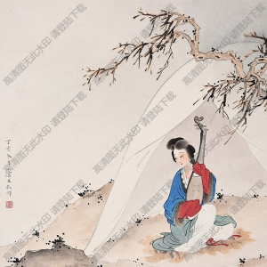 王叔暉國(guó)畫 仕女15 高清大圖下載