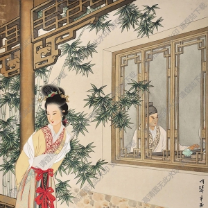 王叔暉國(guó)畫 聽(tīng)琴 高清大圖下載
