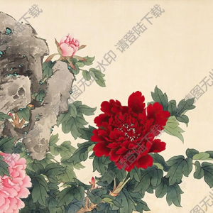 王叔暉國(guó)畫(huà) 欣欣向榮 高清大圖下載