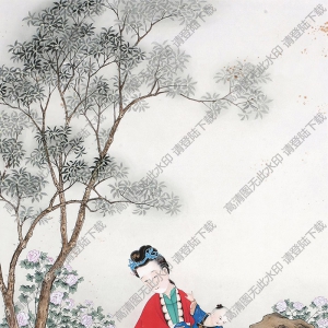 王叔暉國(guó)畫(huà) 嬰戲圖2 高清大圖下載