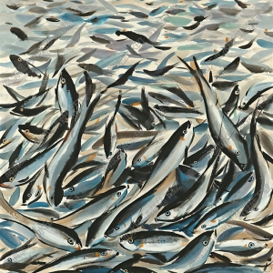 吳冠中國(guó)畫_魚_高清大圖下載