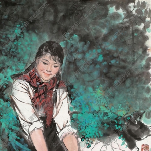何家英國(guó)畫作品 幽靜 高清下載