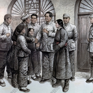 孟喜元國畫_心向延安_高清大圖下載