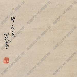 八大山人國畫_蒼鷹圖_高清大圖下載
