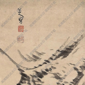 八大山人國(guó)畫(huà)_鴛鴦_高清大圖下載