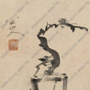 朱耷作品_君子圖_高清大圖下載