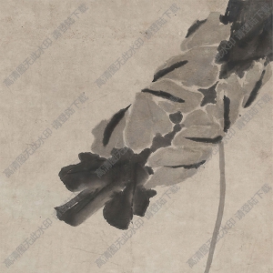 八大山人國畫_蔬果圖_高清大圖下載
